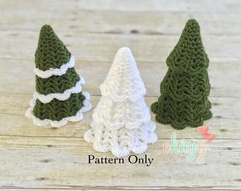 Crochet Pattern, Nesting Christmas Tree