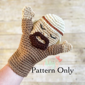 Crochet Pattern, Joseph Hand Puppet, The Nativity Story Puppets