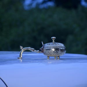 Traditional Brass Incense Burner – Handmade Charcoal Holder – Spiritual Home Decor & Gift for Aromatherapy Lovers