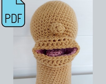 Breastfeeding Crochet Pattern, Breastfeeding Puppet, Figurine, Demo PDF