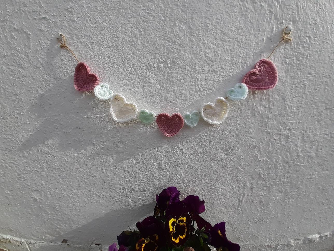 Crochet light build garland. Wall hanging decor garland light. Rainbow  bunting. - Shop TatiStoreShop Wall Décor - Pinkoi