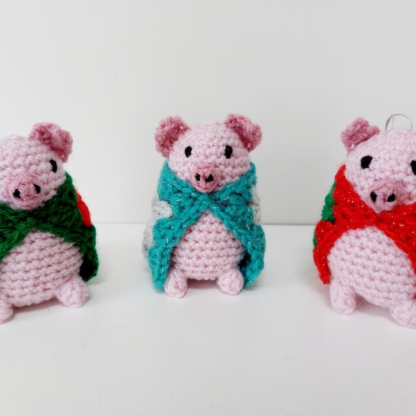 Pigs in Blankets Christmas Decoration *CROCHET PATTERN*