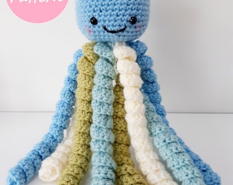 Amigurumi Octopus PDF Pattern Crochet Mascot for Beginners, No Sewing ...