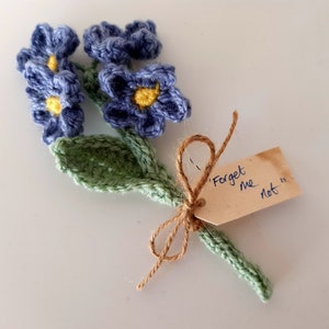 Forget Me Not Crochet Spray
