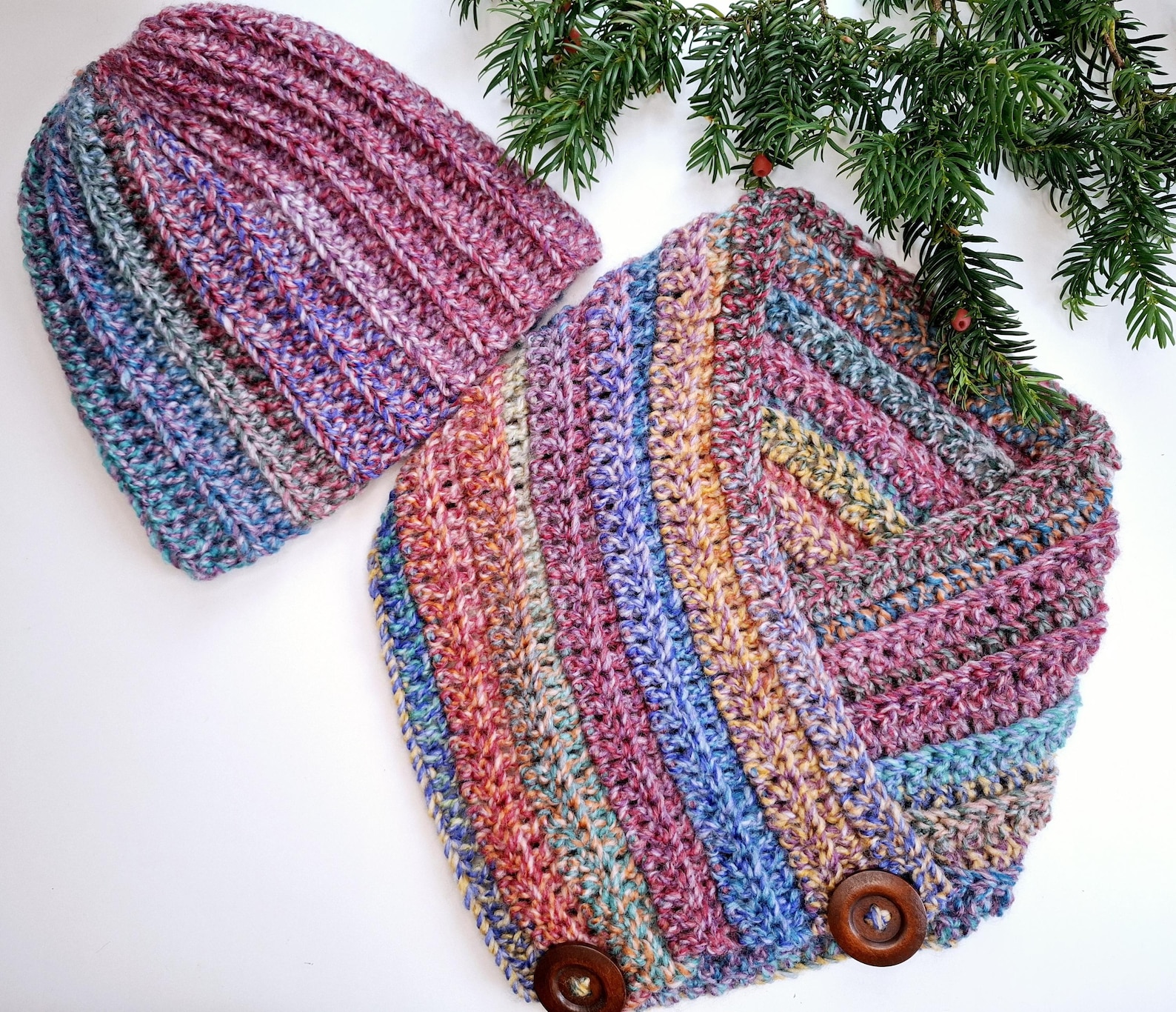 Winter Hat & Cowl Set - Crochet Pattern | PDF Download | Beginner ...