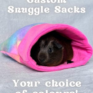 Guinea Pig Fleece Snuggle Sack