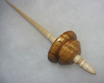 Lightweight Support Spindle for Hand Spinning Ken Mocker Silly Salmon Designs LIGHTWEIGHT Tibetan in Pennsylvania Curly Cherry /& Cherry