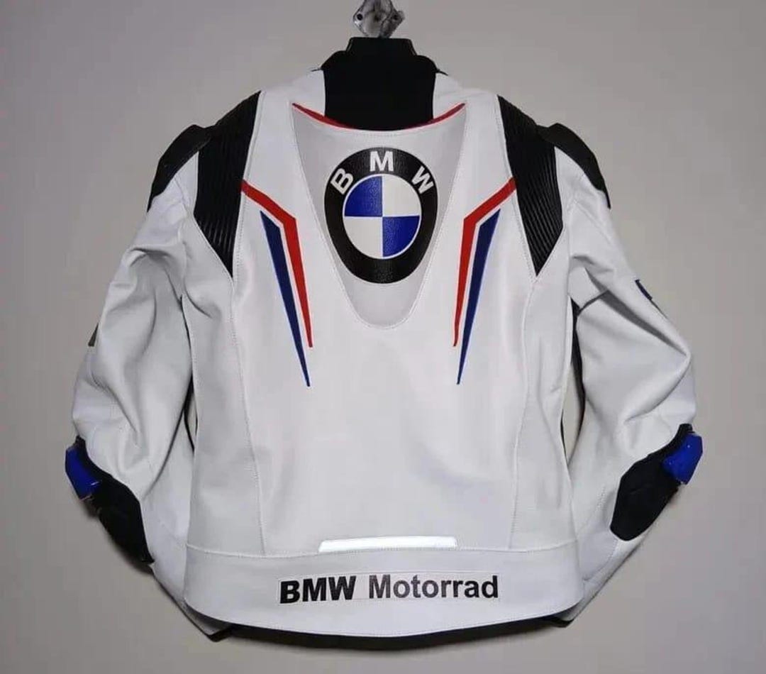 BMW Motorcycle Racing Leather Jacket CE Approved Protection Gear ...