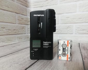 Small Voice Recorder Olympus Pearlcorder L400 With 3