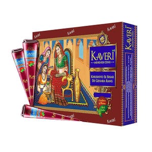 Natural Kaveri Henna cones, temporary tattoo mehandi, Herbal cones, Organic Handmade Temporary Mehendi designs