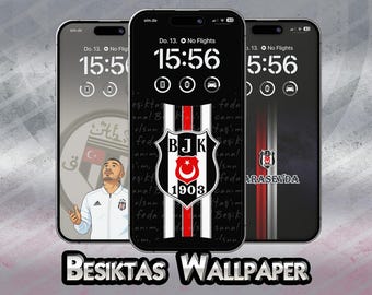 10x Beşiktaş Istanbul BJK Smartphone Achtergronden | HD Achtergrondafbeeldingen | Digitale Download | iPhone & Android | Turkse Voetballook