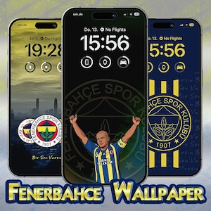 10x Fenerbahçe Istanbul Smartphone Wallpapers | HD Backgrounds | Digital Download | iPhone & Android | Turkish Football Style