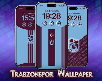 3x Trabzonspor - Bordo-Mavi / Karadeniz Fırtınası Smartphone Wallpaper | HD-achtergronden | Digitale download | iPhone en Android | Voetbal