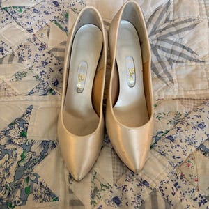 Satin Heels - Etsy