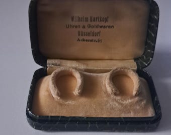 Vintage Jewelry Display Box  1920s– German Cufflink or Ring Box Wilhelm Hartkopf