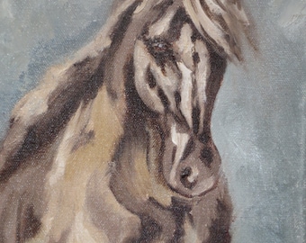 At A Gallop - original oil painting