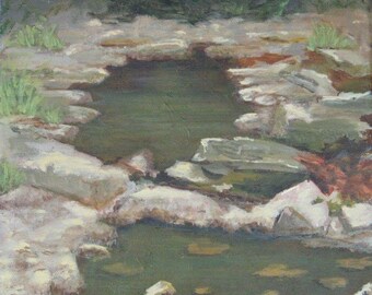 Niokaska Creek : Original Acrylic Painting