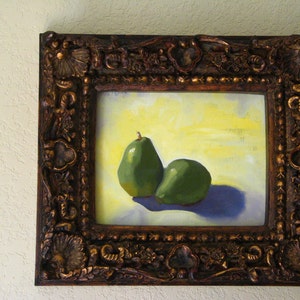 Pair Pear Original Oil Painting image 5