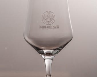 Exclusive Schott Zwiesel Craft Beer glass with “Tasting with Matze” logo