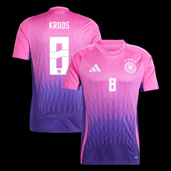 Personalise Germany Away National Team Toni Kroos #8 Jerseys | Best Seller Jersey Euro 2024