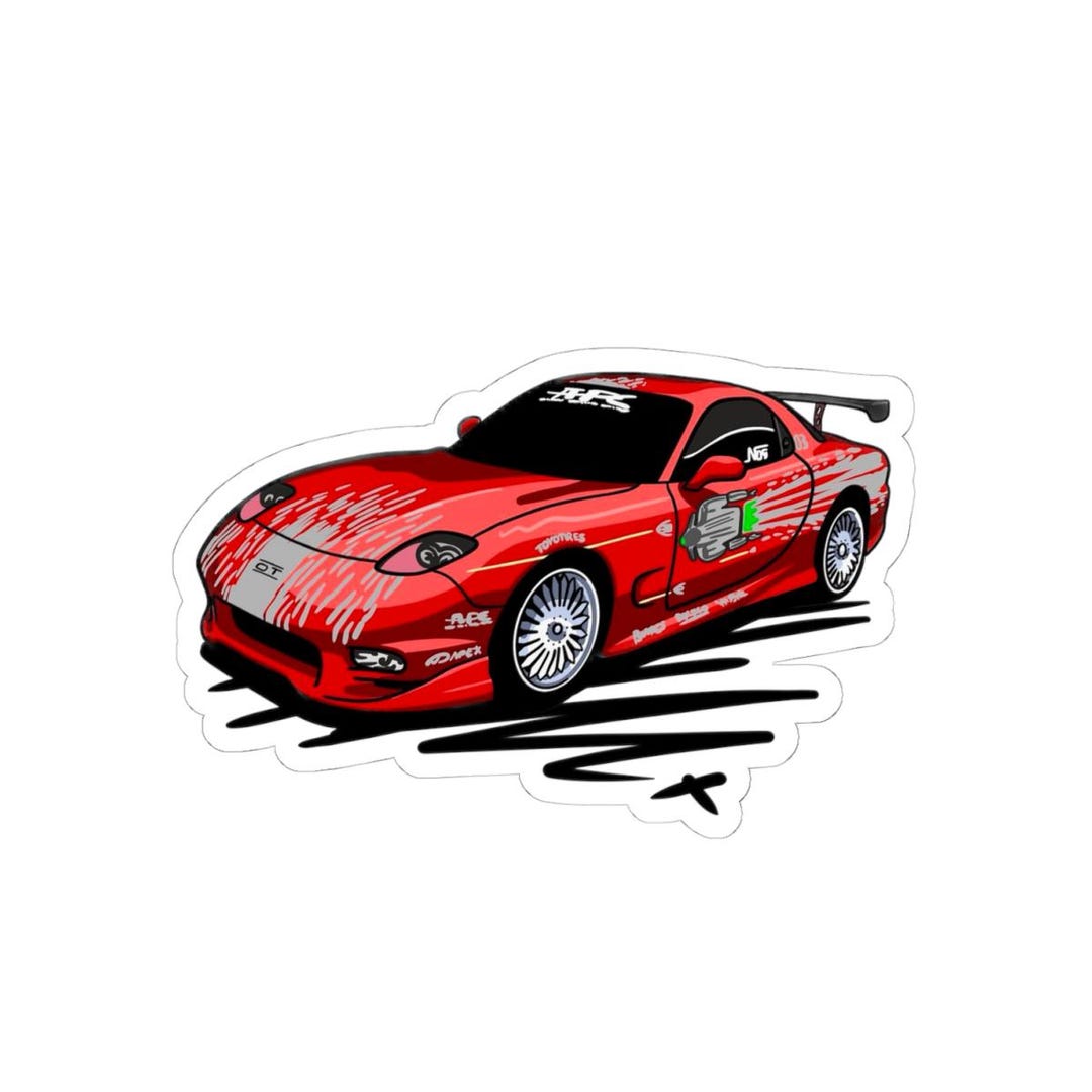 Spirit R Rx7 Sticker Sxetched X R0cean11 - FF RX7 - Sticker - Etsy