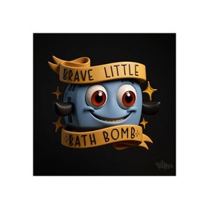 Bomba da bagno coraggiosa