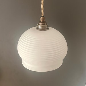 ATTALUS Pendant Light - Handcrafted Pendant Light - Plaster Pendant Light - Handmade Light