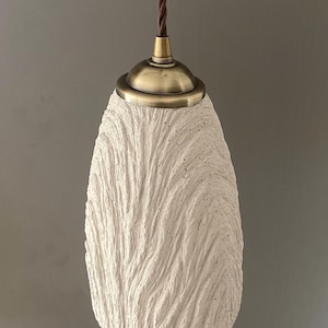 GEMINUS Pendant Light - Handcrafted Pendant Light - Concrete Pendant Light - Handmade Light