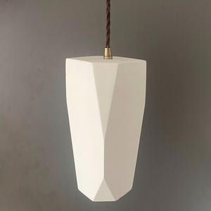 ARATUS Pendant Light - Handcrafted Pendant Light - Plaster Pendant Light - Handmade Light