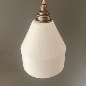 HECATO Pendant Light - Handcrafted Pendant Light - Plaster Pendant Light - Handmade Light