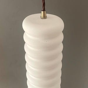 PANAETIUS Pendant Light - Handcrafted Pendant Light - Plaster Pendant Light - Handmade Light