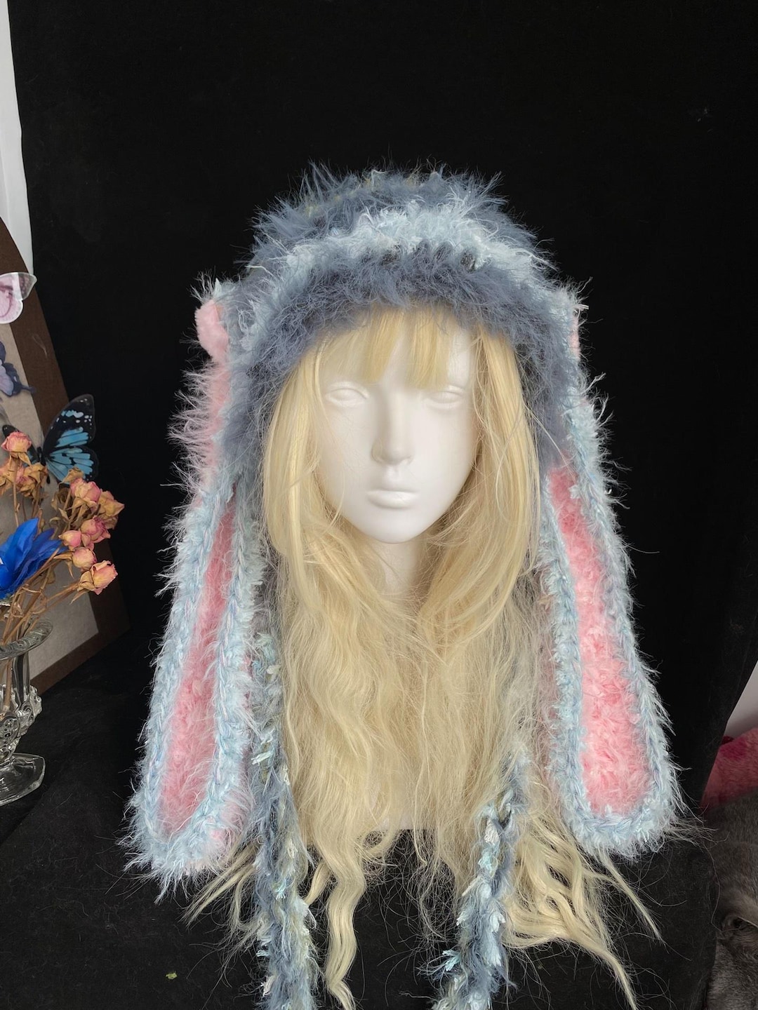 Bunny Ear Hat Judy | Cute Rabbit Ear Winter Hat | Handmade Kawaii ...