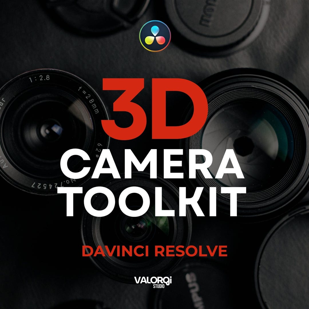 Davinci Resolve 3D Camera Toolkit | Pan & Zoom Presets - Etsy