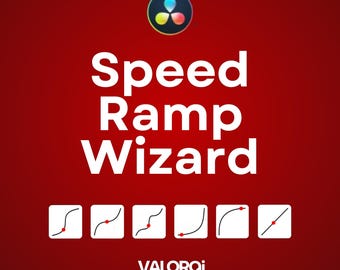 Speed Ramping Wizard per DaVinci Resolve / Cinematic Speed Ramps, Slow Motion & Effects Toolkit