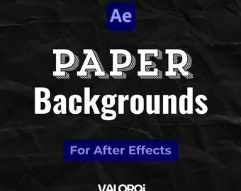 Paper Loop Backgrounds for After Effects | 4K Stop Motion Animation Pack