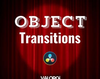 Transizioni maschera oggetto per DaVinci Resolve / Macro Cinematic Stacked Reveal