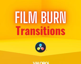 Film Burn Transitions for DaVinci Resolve | Cinematic Light Leaks