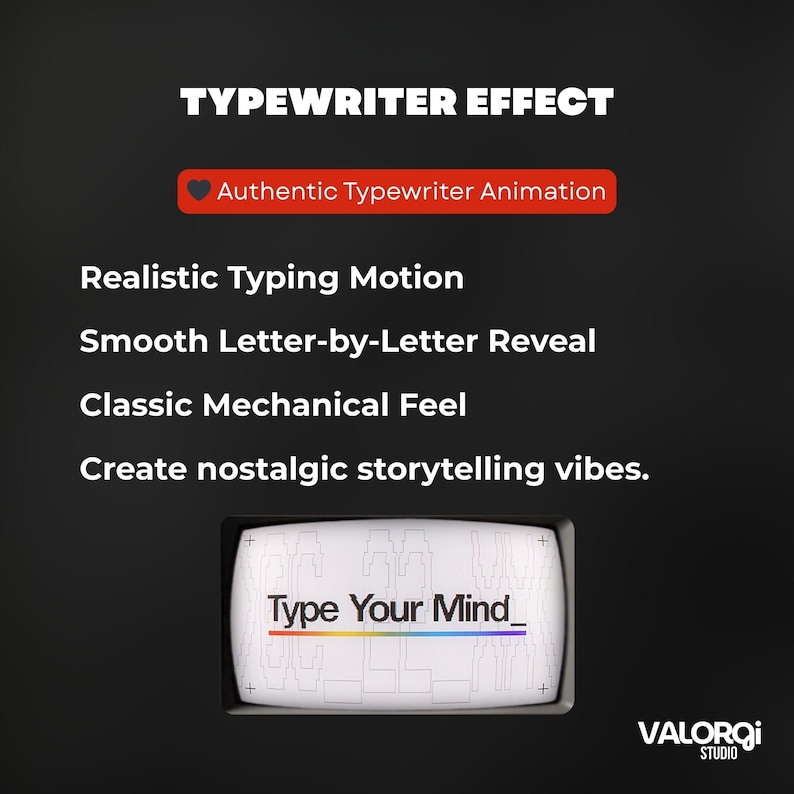 Crat Type Righter Retro Typewriter Kinetic Typography Titles for Adobe Premiere Pro ...