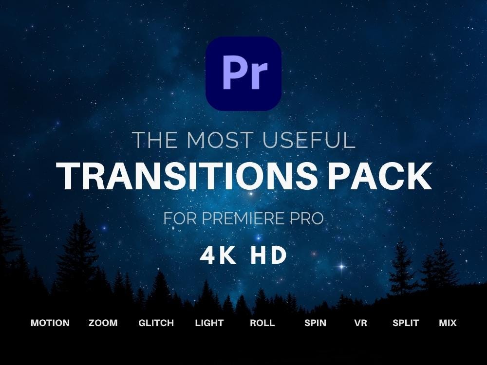Plugin Adobe Premiere Pro Et After Effects – Transitions, Titres, Animations – Neuf