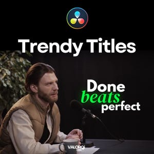 Trendy Titles DaVinci Resolve | Kinetic Typography Text Animation | Modern Animated Titles | Motion Graphics Template | Tutorial Included