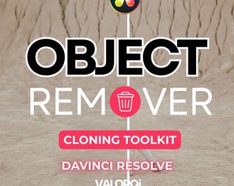 Kit de herramientas de eliminación de objetos de DaVinci Resolve / Clonar, rastrear y limpiar