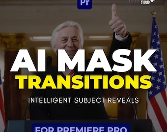 AI-maskerovergangen voor Premiere Pro | Filmische onderwerponthullingen (geen plug-in)