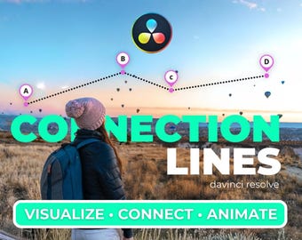 Herramienta de macros y visualización de datos de líneas de conexión de DaVinci Resolve