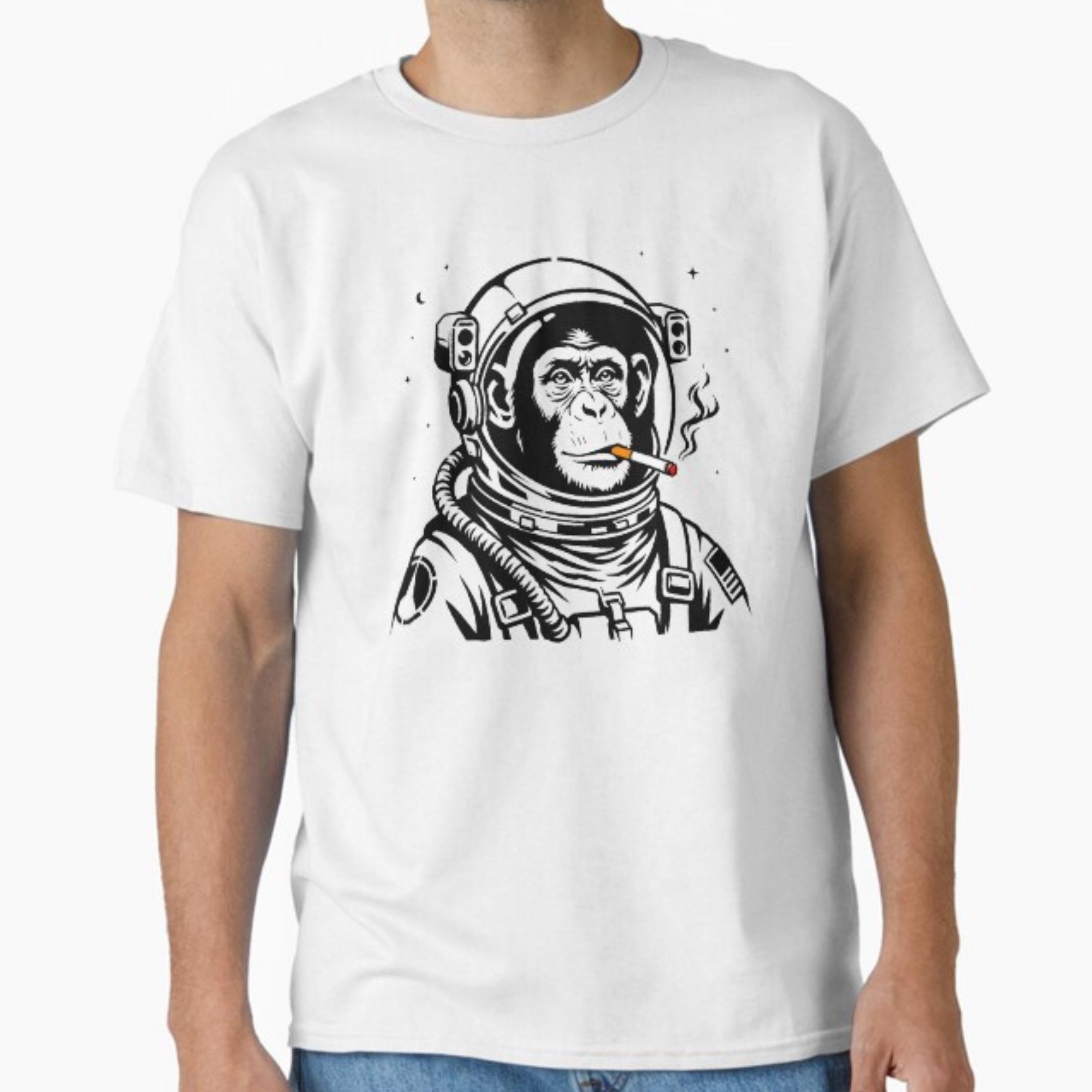 Space Chimp T Shirt - Etsy