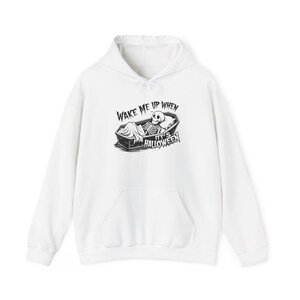 Halloween Skelett Kapuzen-Sweatshirt, Unisex Herbst Bekleidung, Gruselige Saison Mode, Geschenk für Halloween-Liebhaber, Gemütlicher Hoodie