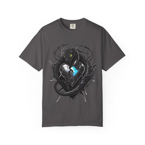 Neon Snake Unisex T-shirt, Colorful Reptile Tee, Vibrant Serpent Shirt, Trendy Rainbow Fashion Top, Cool Neon Animal Clothing