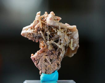 Rude włosy królika | okaz mineralny | 100% naturalny | Super rzadki | kryształ | kolekcja | prezent