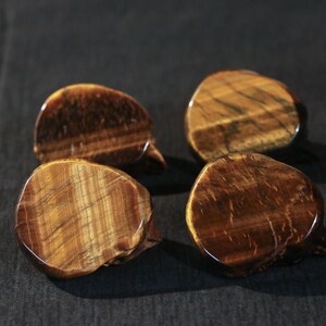 Tiger Eye Sleeping Cat、statue: Natural Stone,Decor Hand Carved ,chakra image 11