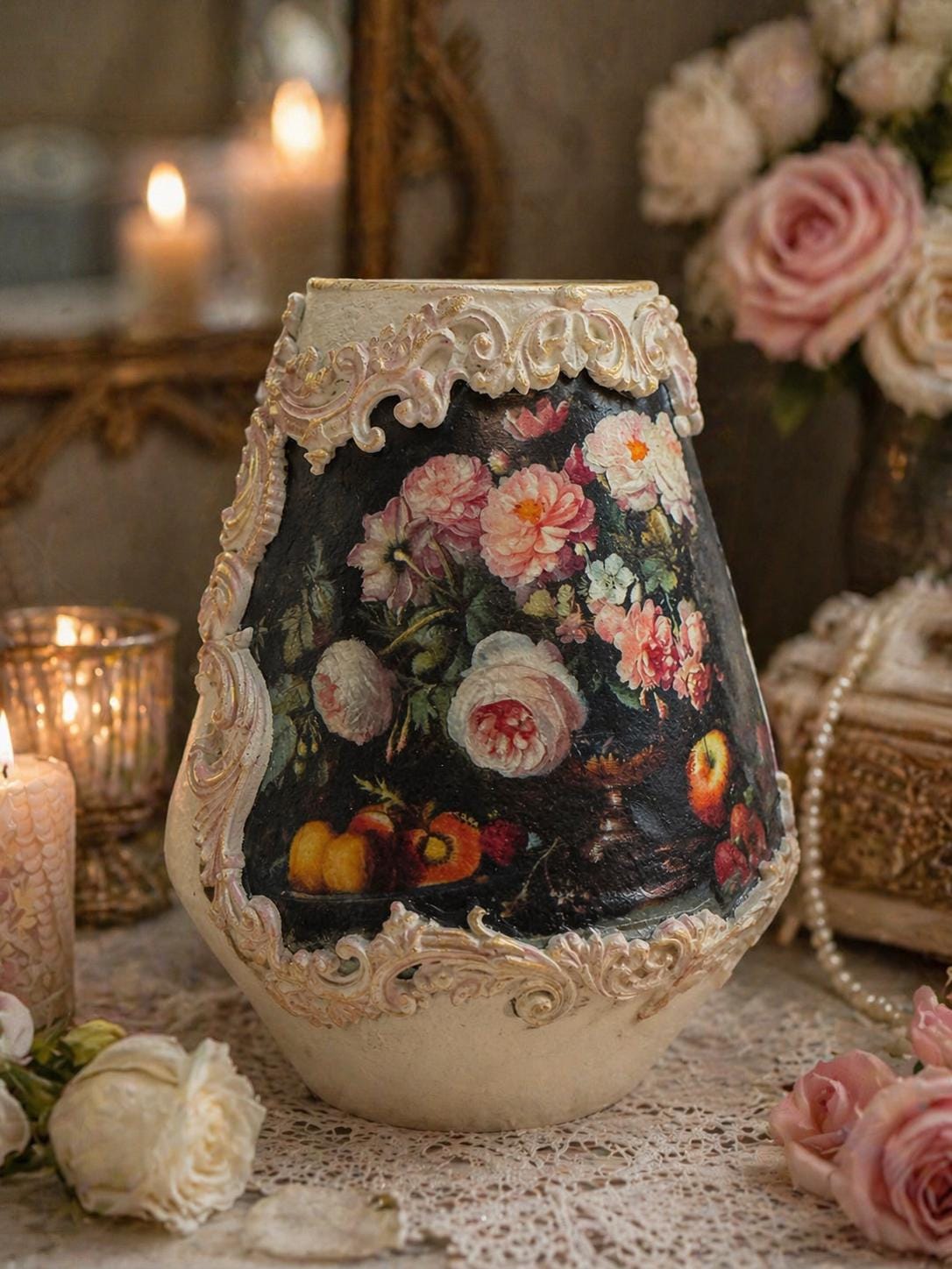 ロココ花瓶 - Etsy 日本