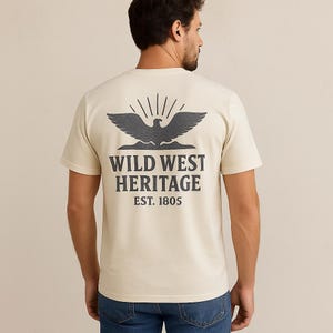 Wild West Cowboy Tee – Vintage Rodeo Shirt, Cowboy T-Shirt, Western Aesthetic, Gift for Him